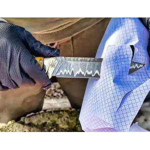 ГЕРБОНОСЕЦЬ авторський ніж ручної роботи Василя Дячика, сталь - К390™, 65 HRC. Photo 2